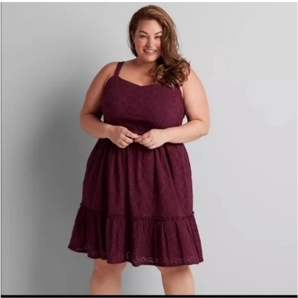 NEVER WORN Lane Bryant Eyelet Dress